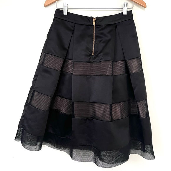 ENGLISH FACTORY size S full skirt black - Picture 2 of 4